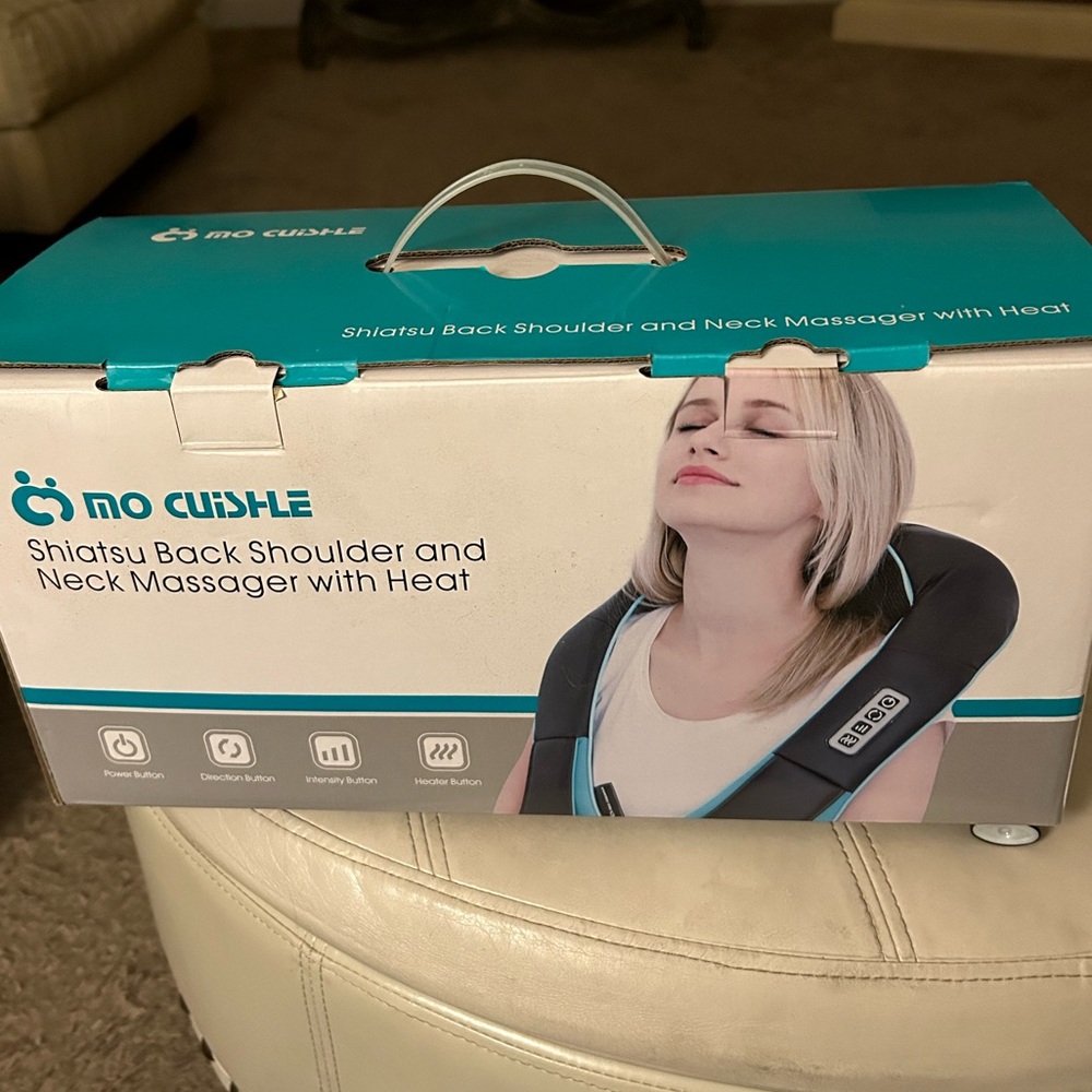 Shiatsu Massager with Heat- new in box